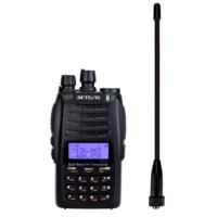 Retevis RT-5RV WalkieTalkie UHF+VHF 128CH 5W LCD FM VOX 2Way Radio+2 Pin PTT Mic
