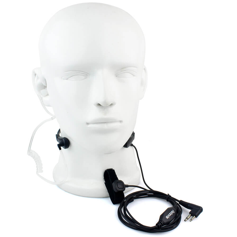 Retevis ETM001 2 Pin Throat MIC Earpiece With PTT For Motorola Walkie Talkie