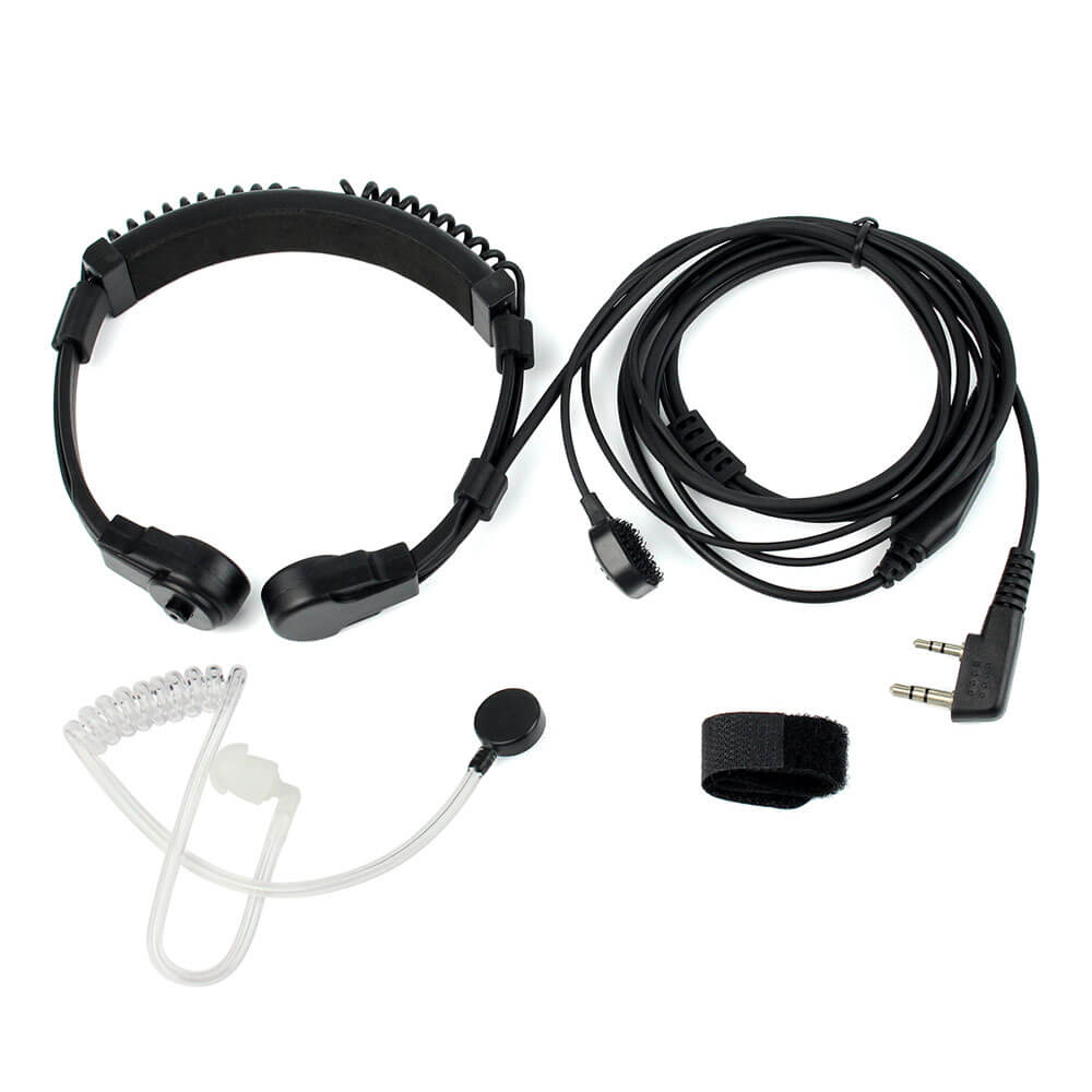 2 Pin Retractable Covert Acoustic Tube Earpiece for Retevis H777 Baofeng US Ship 