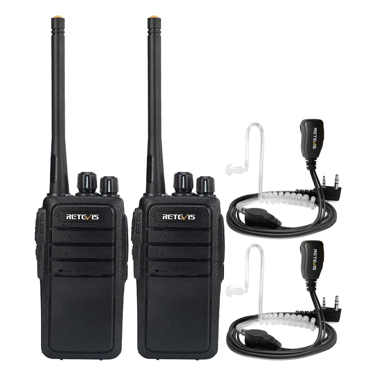 Retevis RT21 Micro License-free Radio with Earpiece (2 Pack)