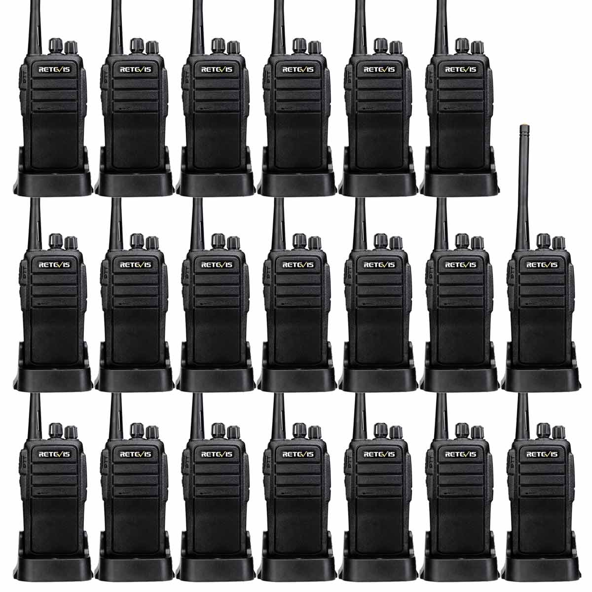 Retevis RT21 Rugged License Free Business Radio (20 Pack)