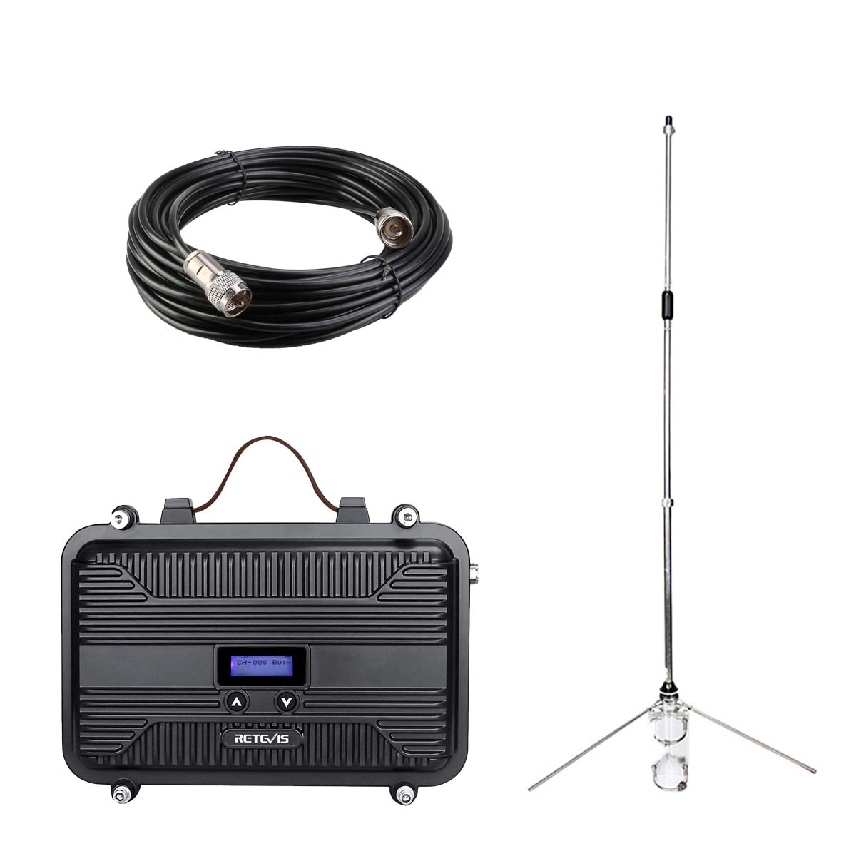 Retevis RT97S Full Duplex Portable GMRS Repeater Bundle