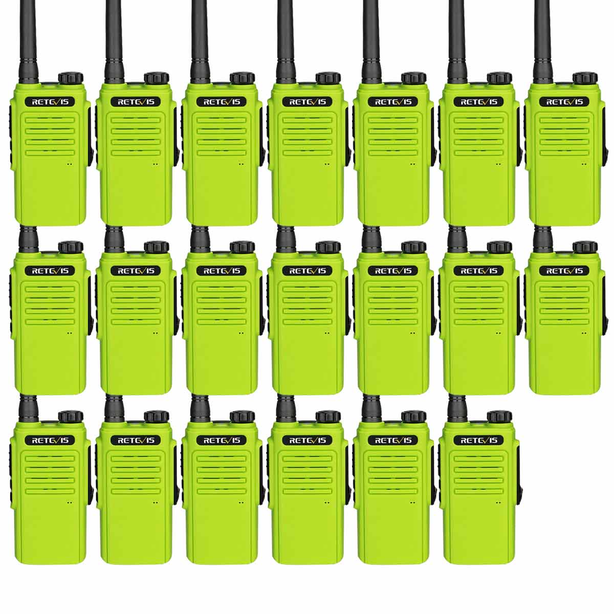 Retevis RT47 Waterproof Rugged License-Free Radio Fluorescent Green