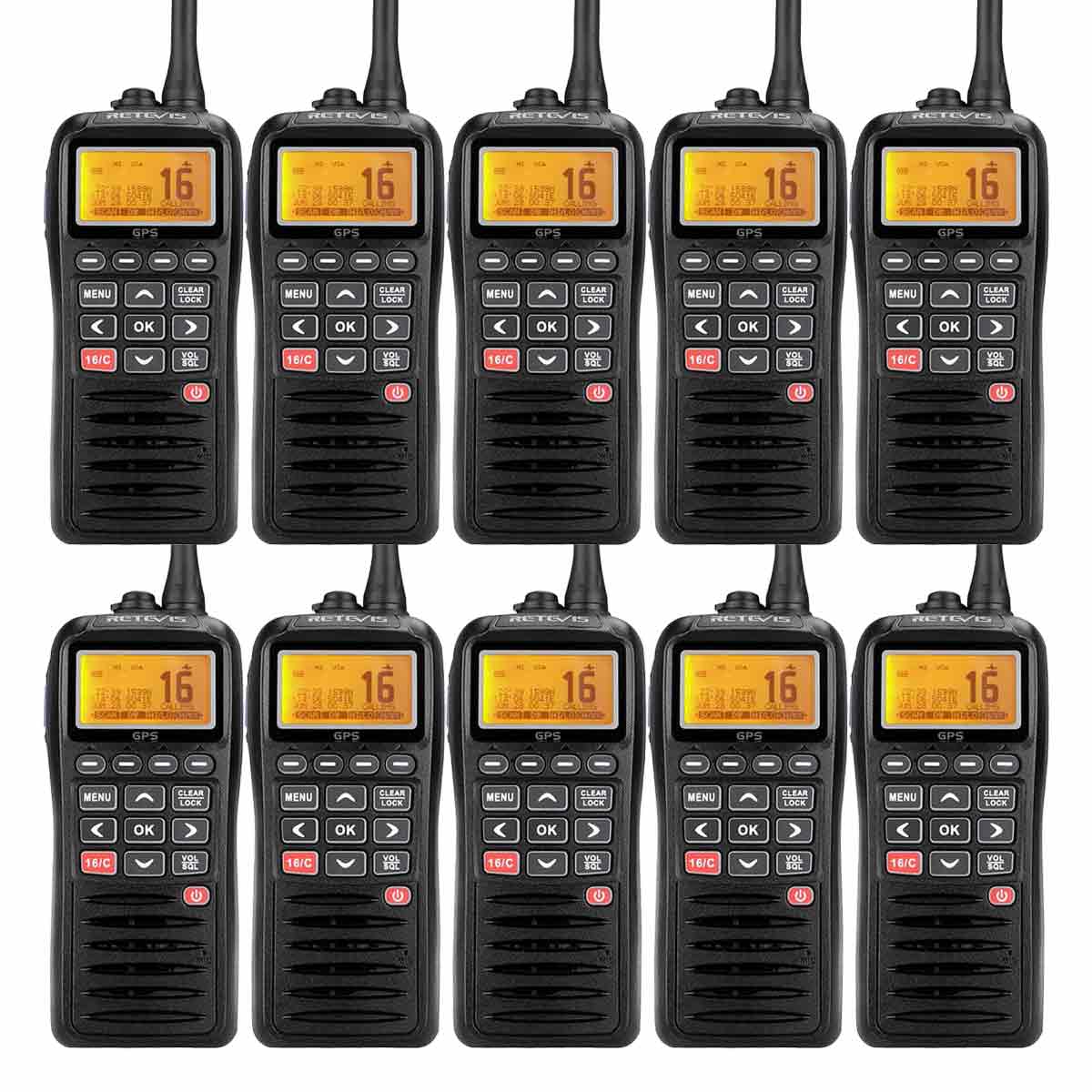 RM40 GPS DSC VHF Marine Radio For Boat Safety