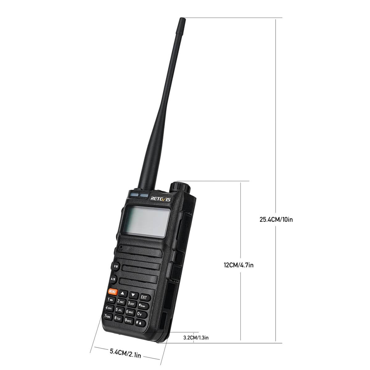 Retevis RA685 128-Channel Dual Band Handheld Ham Radio