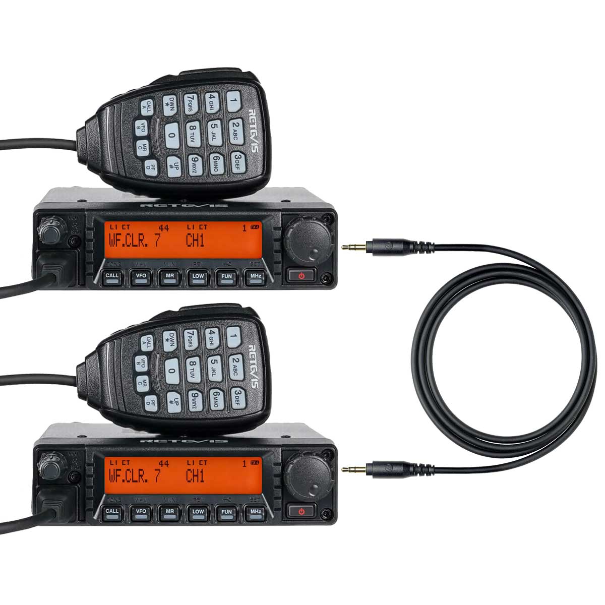 Retevis RA87 40W Powerful Long Range GMRS 22CH Mobile Car Radios+8CH  Repeater