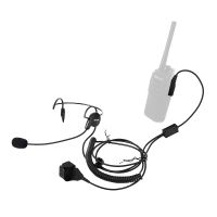 Retevis PTT MIC Police Pinganillo Earpiece Walkie Talkie Headset For  Kenwood BAOFENG UV 5R BF 888s