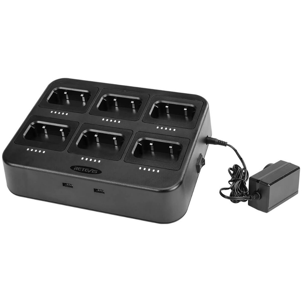 Retevis RTC26 Multi-Unit Charger for RB26 and RB37 Retevis RTC26 Multi-Unit Charger for RB26 and RB37