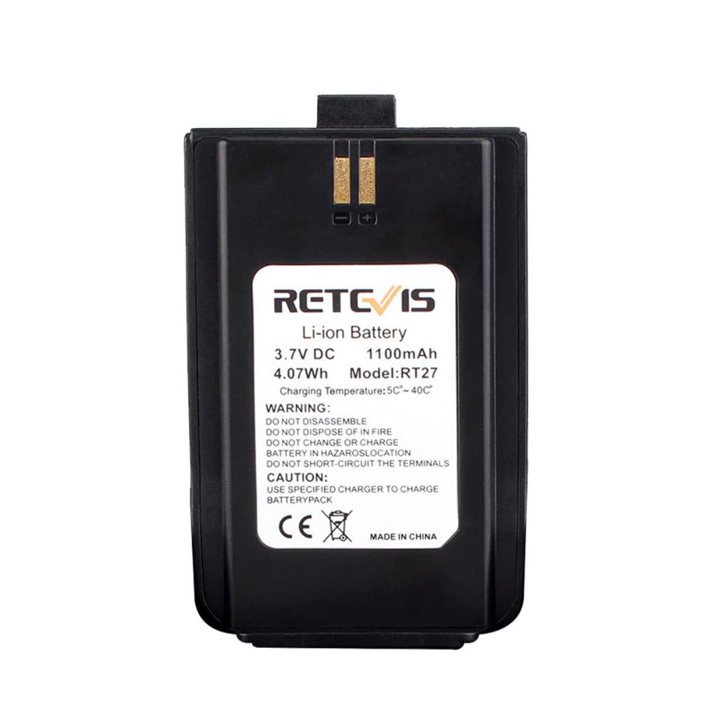 Original Retevis RT21 Radio Li-ion Battery Pack 3.7V 1100mAh for Walkie Talkie Original Retevis RT21 Radio Li-ion Battery Pack 3.7V 1100mAh for Walkie Talkie