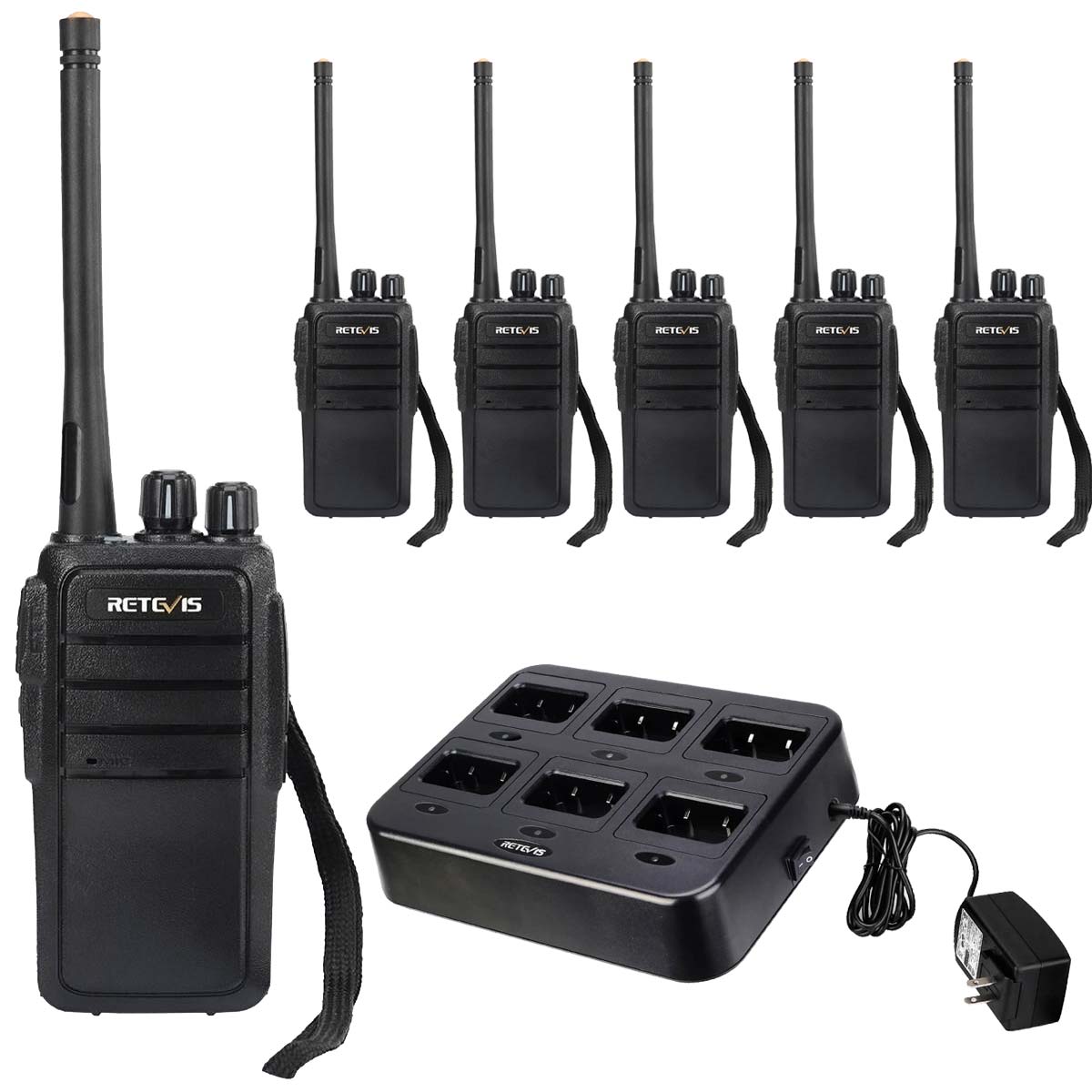 Retevis RT22 Rechargeable Walkie Talkies 6 Packs