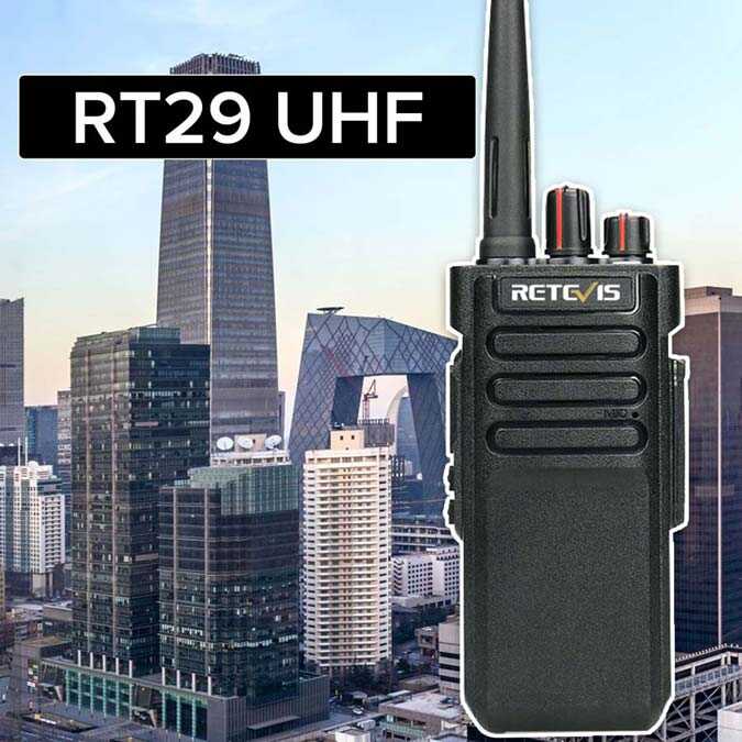 Retevis Walkie Talkies RT29 de larga distancia, radios bidireccionales  duraderas de alta potencia con 3200 mAh recargable, radios profesionales de  2