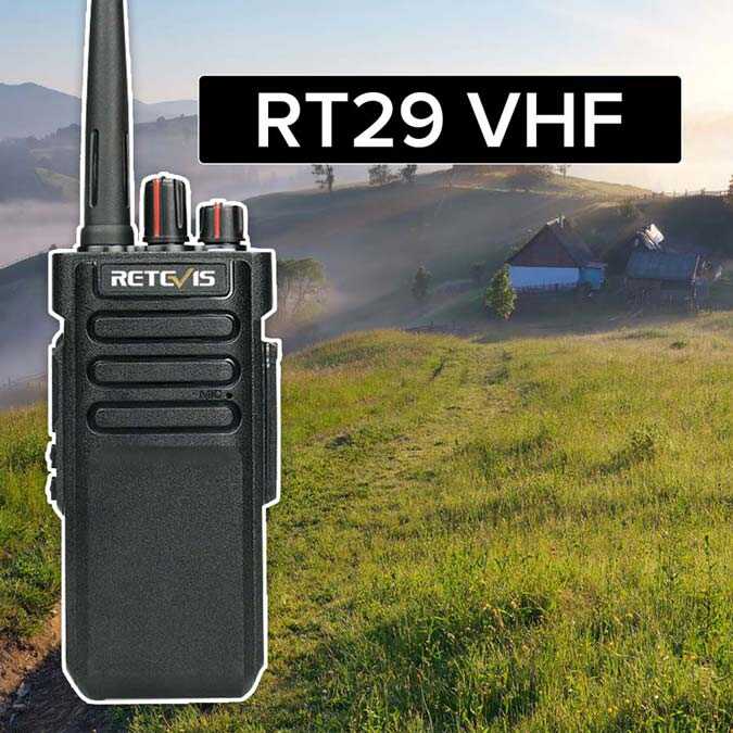 RT29 Waterproof Walkie Talkie,2 Way Radios Long Range,3200mAh