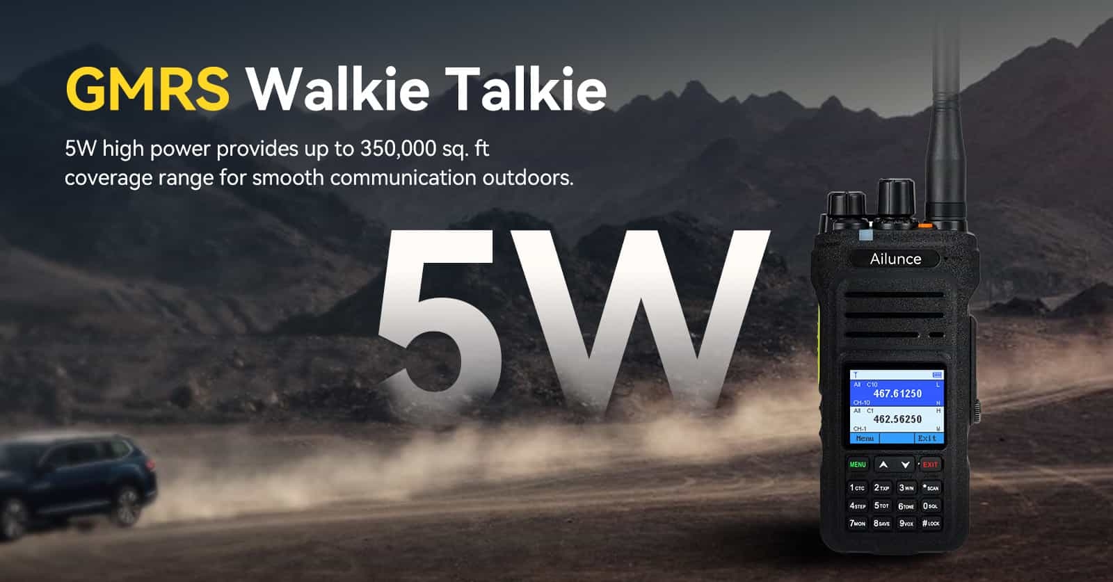 5W GMRS Radio