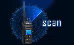 What is the scanning function of the walkie-talkie? doloremque