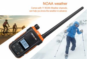 Retevis RB27V MURS two way radio with NOAA weather alert for outdoor  doloremque