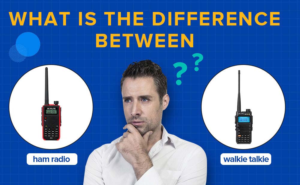 What is the difference between HAM Radio and normal walkie talkie？