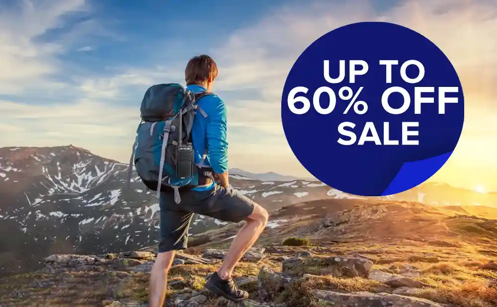 A Big sale:walkie talkie for outdoors up  60% off sale doloremque