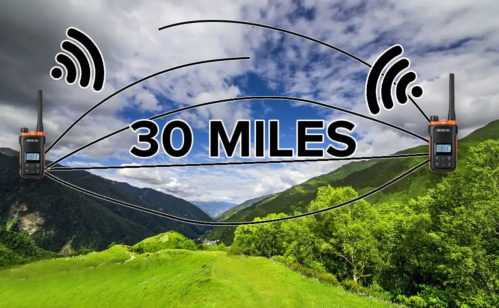 Radio range test :A 30 Mile Contact on retevis RB27B doloremque