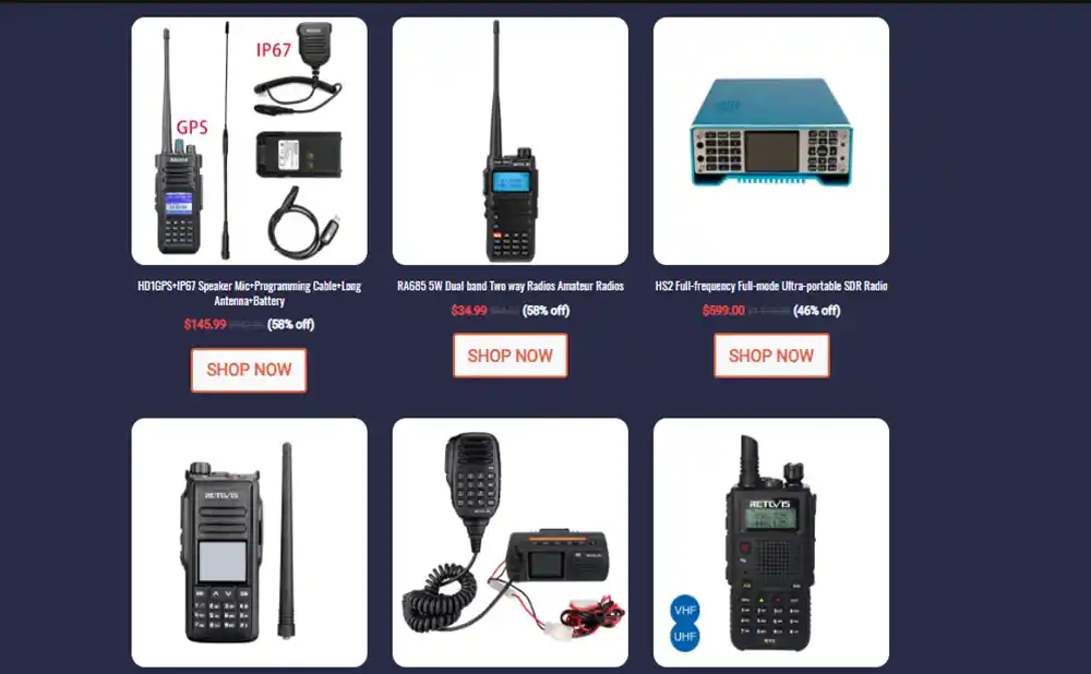 What is Ham Radio's equiment