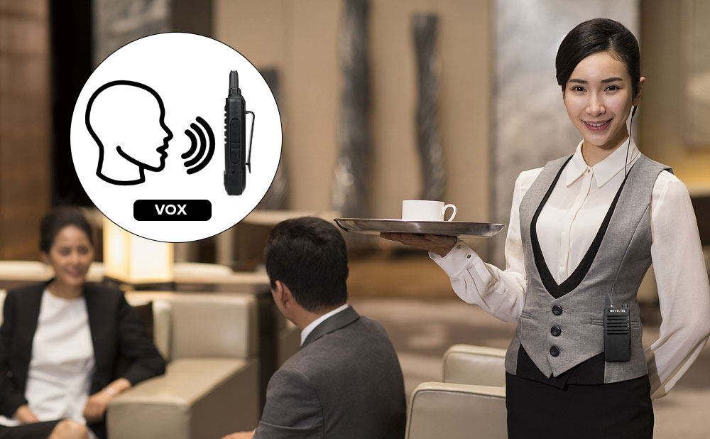 What does VOX stand for on a walkie talkie