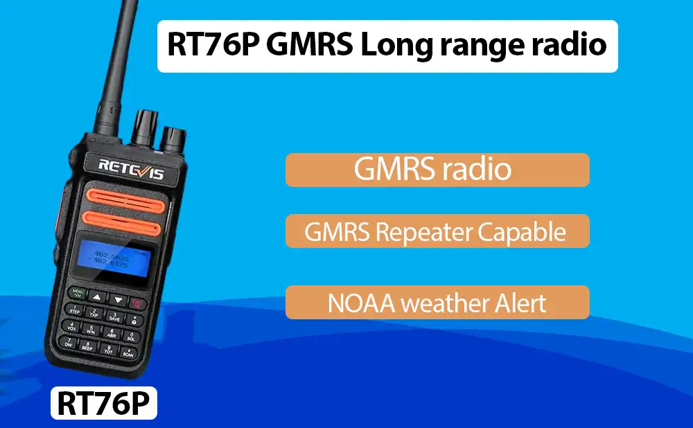 RT76 Handheld GMRS Radio for long distance communication doloremque