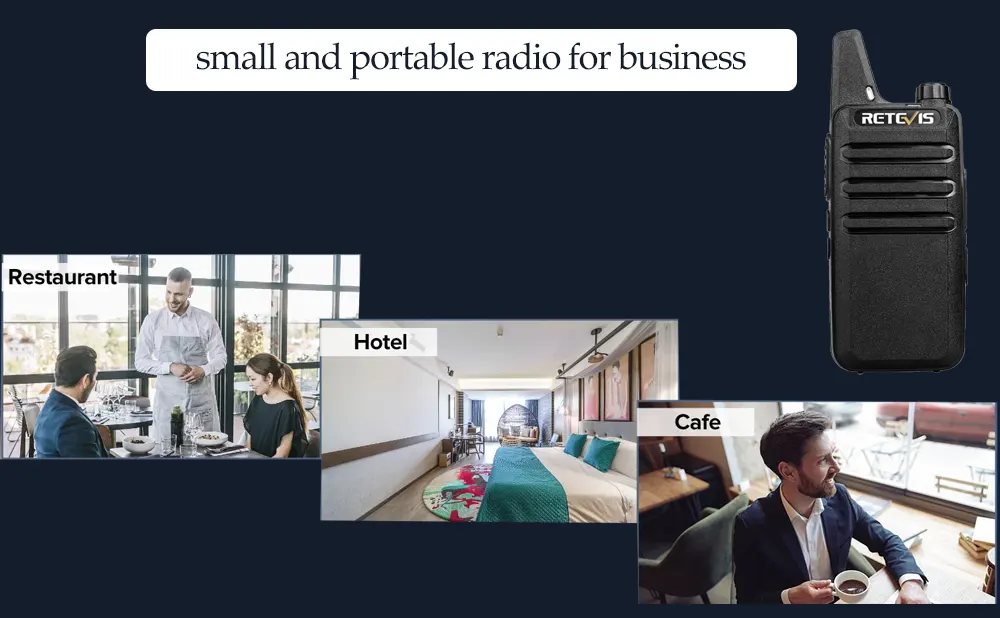What size walkie-talkie should I get for my business? doloremque