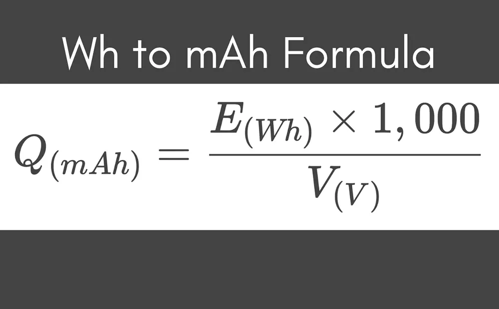 How to Convert Watt-Hours to Milliamp-Hours doloremque