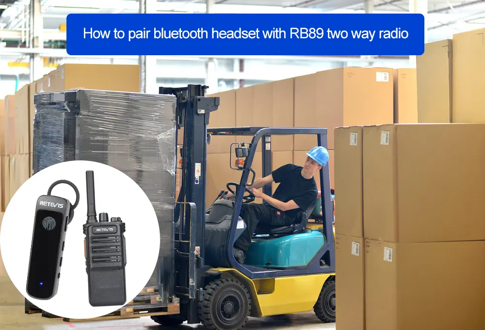 How to pair bluetooth headset with RB89 two way radio doloremque