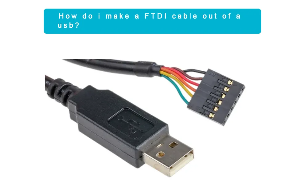 How do i make a FTDI cable?