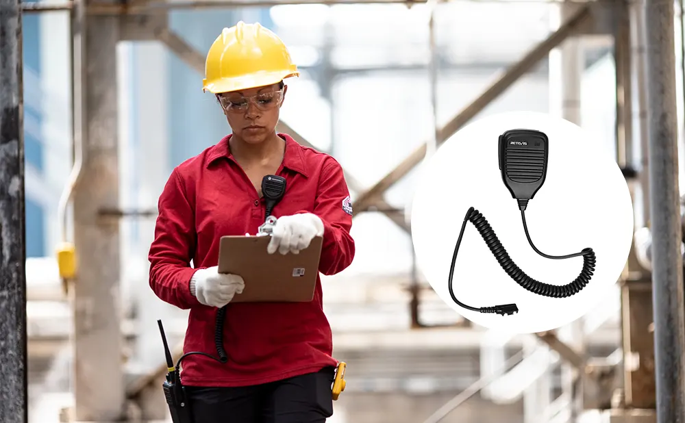 Microphone and Speaker for two way radio doloremque