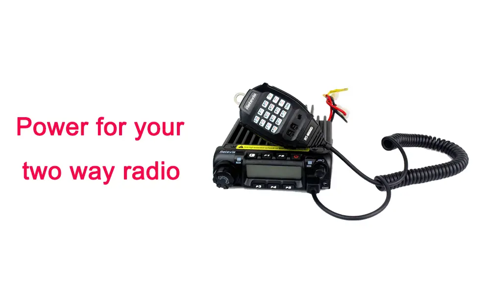 How big of a power supply do i need two way radio?