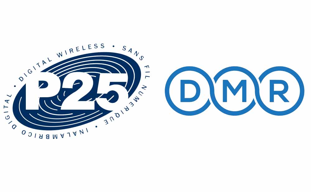 P25 and DMR two-way radios