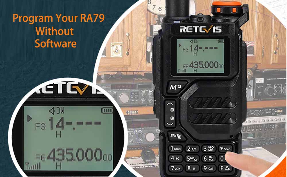 How to program your RA79 without software?