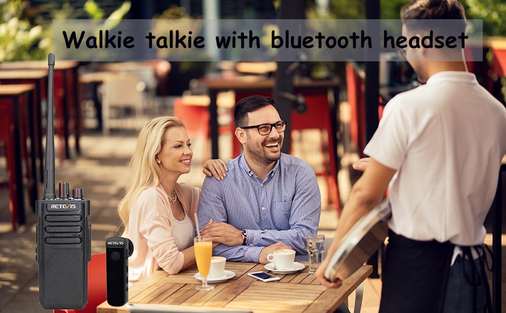 Walkie Talkies with Bluetooth Headset