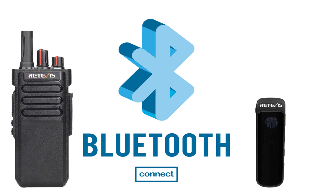 How to connect a Bluetooth headset to a walkie-talkie?