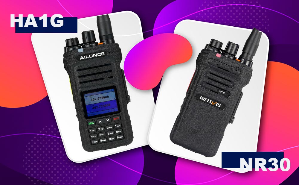 The difference between with Retevis HA1G VS NR30