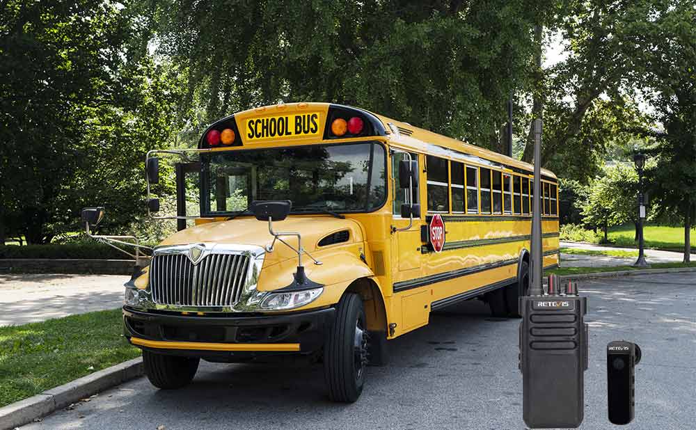 Two Way Radios Keep School Buses Safe