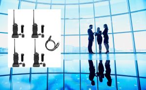 Retevis newest business walkie talkies in a 4-pack doloremque