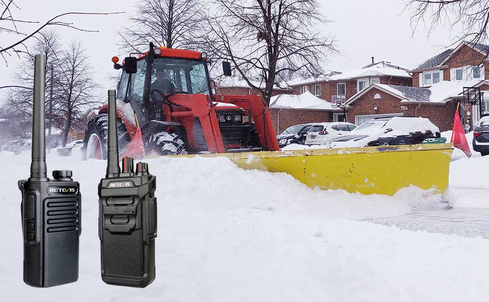 Walkie talkies for snow removal