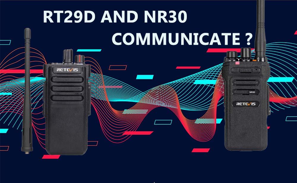 How to connect Retevis NR30 and RT29D walkie talkies?
