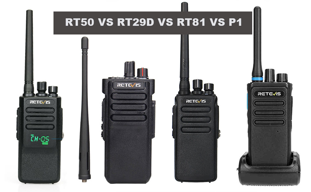 Comparison of 4 Retevis Best-selling Digital Business Walkie Talkies