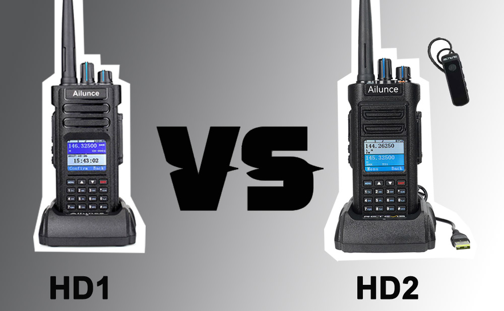 Comparison of Retevis HD1 and Retevis HD2