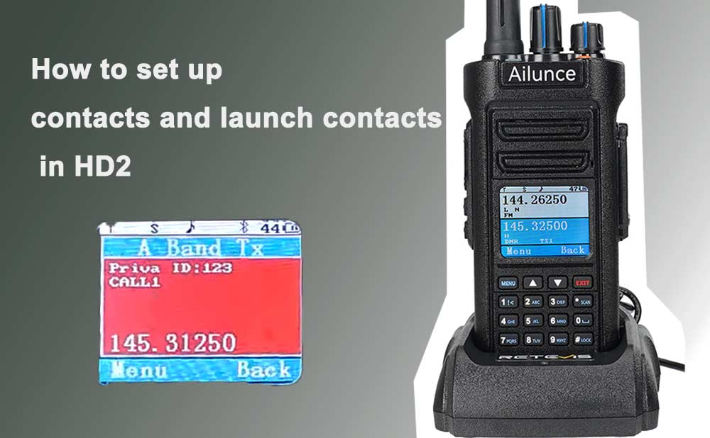 How to set up contacts and launch contacts on HD2?