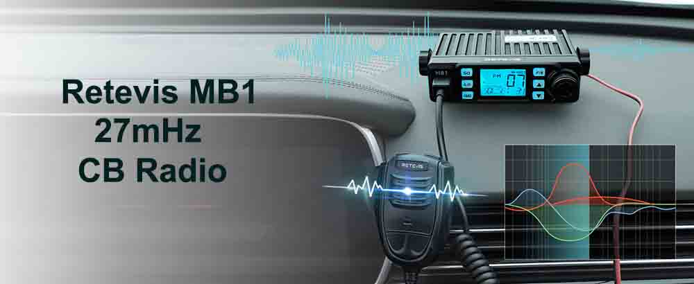 Retevis First CB radios Model MB1 Citizens Band Mobile Radio