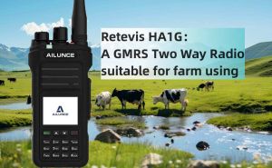 Retevis HA1G is a GMRS two way radio suitable for farm using doloremque