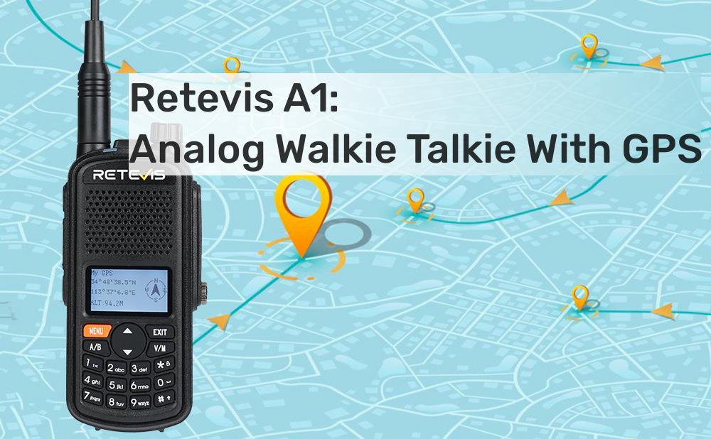 Retevis A1: Analog Walkie Talkie With GPS