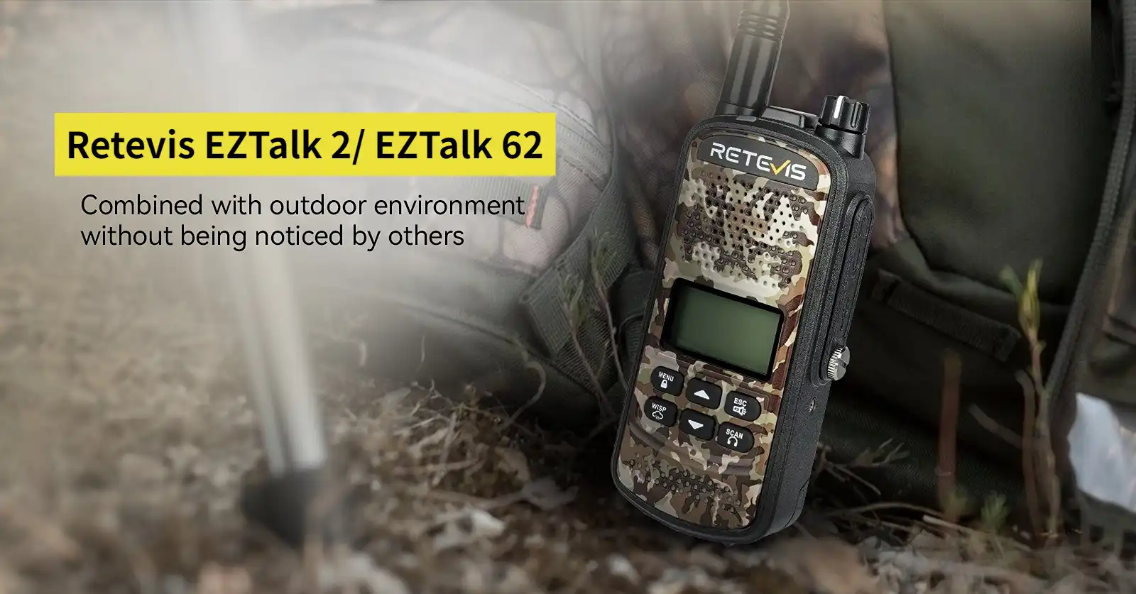 New Arrivals! Retevis Two Way Radios for Hunting EZTalk 2/ EZTalk 62 doloremque