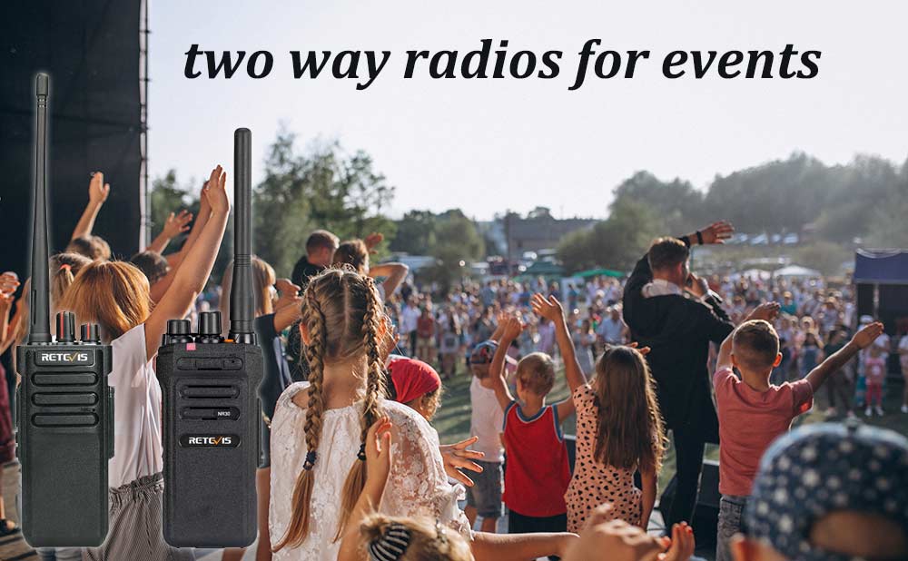 Retevis two way radios for event coordinators