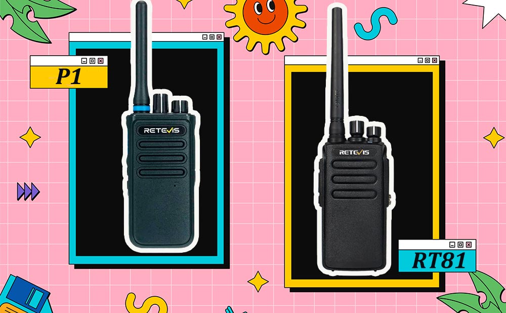 Retevis RT81 and P1 Long Range DMR Radio, Which One is Best for You?