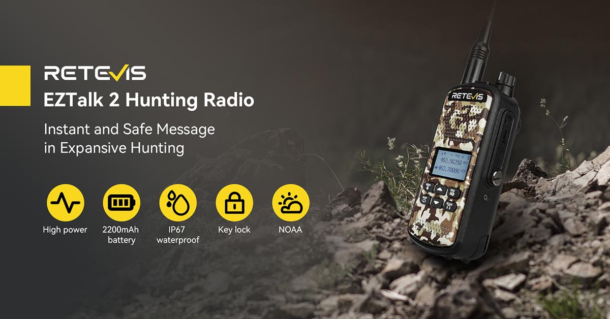 Retevis Eztalk 2: The Best Hunting Radios for Power and Performance 